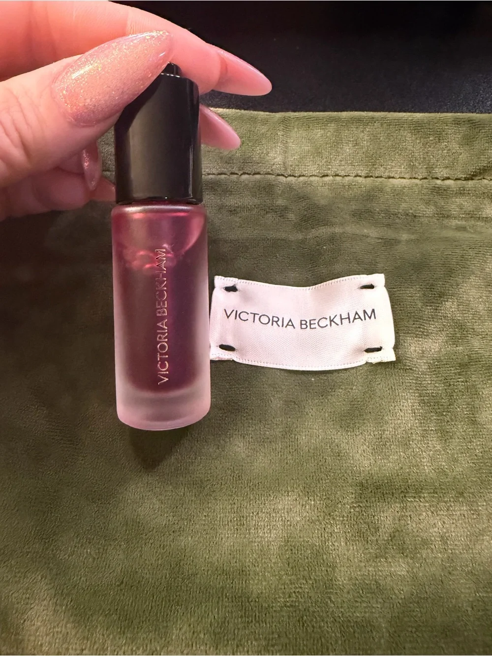 Victoria Beckham Water Blush & Velvet Pouch